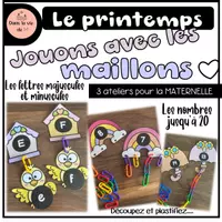 Aperçu - Jeux - Jouons avec les maillons lettres et nombres Maternelle - Page 1