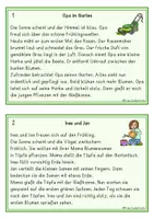Vorschau - Aufgabenkarten - Frühling Abschreibkarteien Präsens-Präteritum Klasse 3, 4 - Seite 3