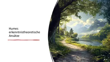 Vorschau - Präsentationen/Tafelbilder - David Hume: Kausalität, Induktion & Werke - Deckblatt