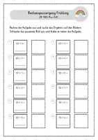 Vorschau - Arbeitsblätter - Rechenspaziergang Zahlenraum 100 (6-fach differenziert) - Seite 3