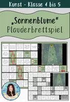 Vorschau - Spiele - "Sonnenblume" von Gustav Klimt - Plauderbrettspiel - Deckblatt