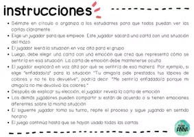Aperçu - Jeux - ¿Cómo te sentirías? JUEGO DE EMOCIONES - Page 2