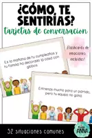 Aperçu - Jeux - ¿Cómo te sentirías? JUEGO DE EMOCIONES - Page de couverture