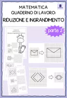 anteprima - Esercizi - Quaderno di lavoro: ingrandimento e riduzione (parte 2) - Pagina 1