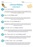 Vorschau - Arbeitsblätter - Lehrerfortbildung Arbeitsblatt 7. & 8. Klasse Erasmus-Programm AB mit Lösungen - Seite 2