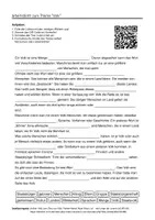 Vorschau - Arbeitsblätter - Arbeitsblätter zum Thema "Volk" (Lückentext, Hörverstehen) + Lösung & MP3 - Deckblatt