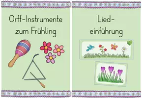 Vorschau - Unterrichtsreihen - Immer wieder kommt ein neuer Frühling - Orff-Instrumente Begleitung - Seite 1