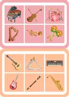 Aperçu - Jeux - Loto des instruments - Page de couverture
