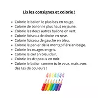 Aperçu - Apprentissages en autonomie - Lis les consignes et colorie - Page 2