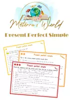Vorschau - Stationenlernen - Present perfect - differenzierte Module für Freiarbeit - Deckblatt