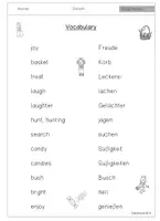 Vorschau - Arbeitsblätter - English easter poem - Ostergedicht Englisch Klasse 3 bis 6 - Seite 3