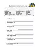 Vorschau - Arbeitsblätter - Wegbeschreibung Materialpaket (DaZ/DaF) - Seite 3