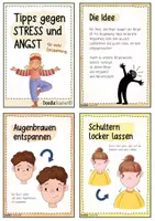 Vorschau - Poster - Entspannungstipps Körper bei Stress / Angst - für den Körper & Selbstregulation Unterrichtsstörungen - Seite 2