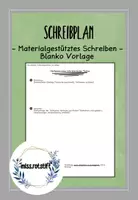 Vorschau - Anderer Materialtyp - Schreibplan für das Verfassen eines informierenden Textes - Materialgestütztes Schreiben - Deckblatt
