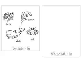 Vorschau - Mal- und Bastelvorlagen - Animal Flipbook - Seite 3