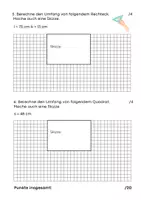 Vorschau - Quiz - LZK 3. Klasse / Grundrechnungsarten und Umfang - Seite 1
