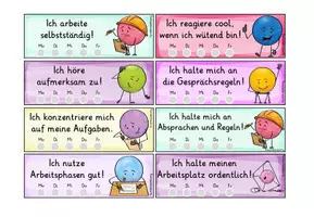 Vorschau - Poster - 72 individuelle Ziele / Tischziele / Wochenziele - Seite 1