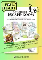 Vorschau - Spiele - Escape Room zu Ostern im Fach Deutsch (Kl. 5-7: Rechtschreibung, Kommas) - Deckblatt