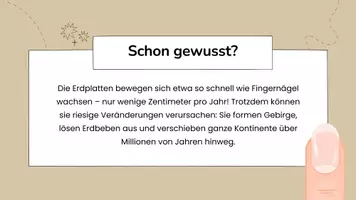Vorschau - Stundenentwürfe - Plattentektonik inkl Lösungen Teil 4 - Dynamik Erde - Geografie - Seite 1