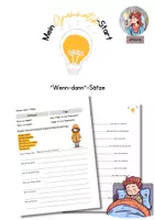Vorschau - Arbeitsblätter - “Wenn-dann”-Sätze - Deckblatt