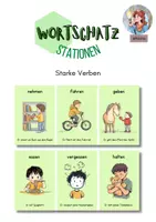 Vorschau - Spiele - Starke Verben - Deckblatt