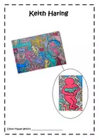 Vorschau - Arbeitsblätter - Keith Haring / Pop Art: Arbeitsheft & Bildkarten - Kunst - Kl. 3/4 - Seite 1