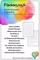 Vorschau - Merkblätter - Montessori Theorie Zusammenfassung der wichtigsten Themen - Deckblatt