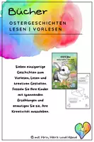 Vorschau - Mal- und Bastelvorlagen - Ostergeschichten zum Vorlesen Malen und Gestalten ab 4 Jahren - Deckblatt