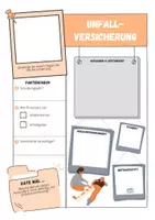 Vorschau - Arbeitsblätter - Unfallversicherung: Steckbrief - Seite 1