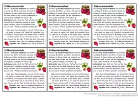 Vorschau - Unterrichtsreihen - Erdbeermarmelade | Mini-Rezeptkarte | vegetarisch | Feriengruß | Klasse 3–6 - Seite 1