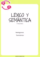 Vista previa - Hojas de trabajo - Neologismos y tecnicismos - Portada