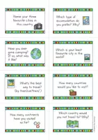 anteprima - Schede informative - Travelling Speaking Cards; 39 carte di conversazione sul tema del viaggio (Inglese) - Pagina 2