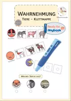 Vorschau - Arbeitsblätter - Anybook Pro Material: Tierausschnitte Klettmappe - Deckblatt