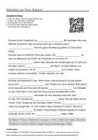 Vorschau - Arbeitsblätter - Arbeitsblätter zum Thema "Bukarest" (Lückentext, Hörverstehen) + Lösung & MP3 - Deckblatt