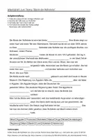 Vorschau - Arbeitsblätter - Lernposter + Arbeitsblätter zum Thema "Büste der Nofretete" + Lösung & MP3 + Mindmap + Infografik - Seite 1