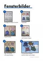 Vorschau - Mal- und Bastelvorlagen - Schildkröten - Mandalas, Fensterbild, Unterwasserwelt - Seite 1