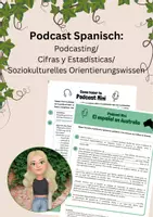Vorschau - Arbeitsblätter - Podcast Spanisch: España y el español en cifras - Deckblatt