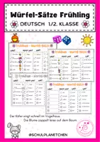 Vorschau - Arbeitsblätter - Wer tanzt leise zum See? Lustige Frühlings-Würfelsätze - Deckblatt