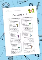Vorschau - Arbeitsblätter - Materialpaket Kleines 1x1 Mathe Übungen - Seite 3