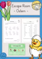 Vorschau - Arbeitsblätter - Ostern - Escape Room - Mathematik - Seite 1