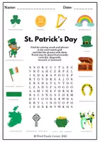 Vorschau - Arbeitsblätter - St. Patrick's Day : A Word Search Puzzle - Seite 3