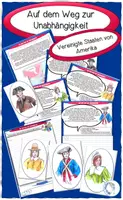 Vorschau - Unterrichtsreihen - Auf dem Weg zur Unabhängigkeit-Geschichte der Vereinigen Staaten von Amerika - Deckblatt