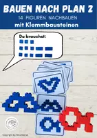 Vorschau - Spiele - Bauen nach Plan 2 - mit Klemmbausteinen, Konzentration - Deckblatt