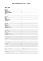 Vorschau - Lehrpläne/Lehrermaterial - Jahresplanung Deutsch Klasse 2 Bausteine Sprachbuch, Arbeitsheft - Seite 1