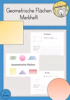 Vorschau - Stundenentwürfe - Merkheft Geometrische Flächen - Deckblatt