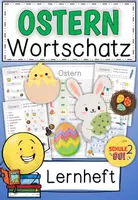 Vorschau - Arbeitsblätter - OSTERN / Wortschatz / Lernheft (DaZ) - Deckblatt
