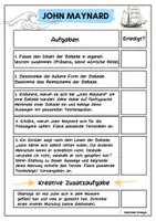 Vorschau - Arbeitsblätter - AB Thema Balladen + Klassenarbeit und BWH (auch LRS) - Seite 1