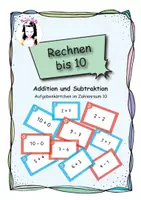 Vorschau - Spiele - Mathe - Rechenkärtchen im Zahlenraum 10 - Deckblatt