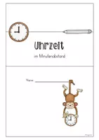 Vorschau - Arbeitsblätter - Arbeitsheft Uhrzeit im Minutenabstand für Freiarbeit und Unterricht - Seite 2
