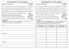 Vorschau - Arbeitsblätter - Materialpaket Klitzekleine Texte Klasse 4 - Seite 2